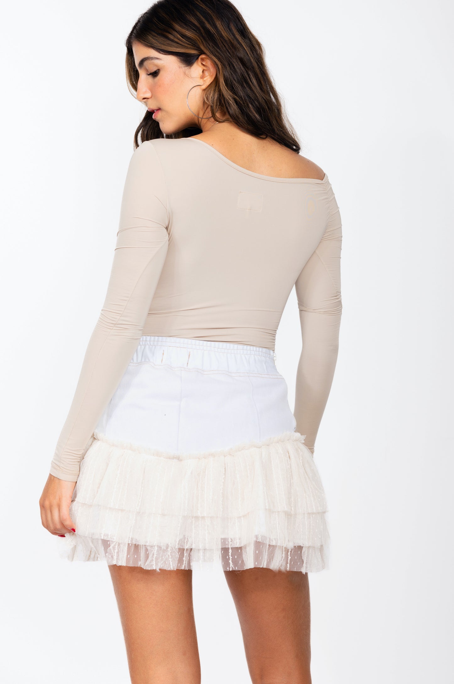 Mini falda en Denim