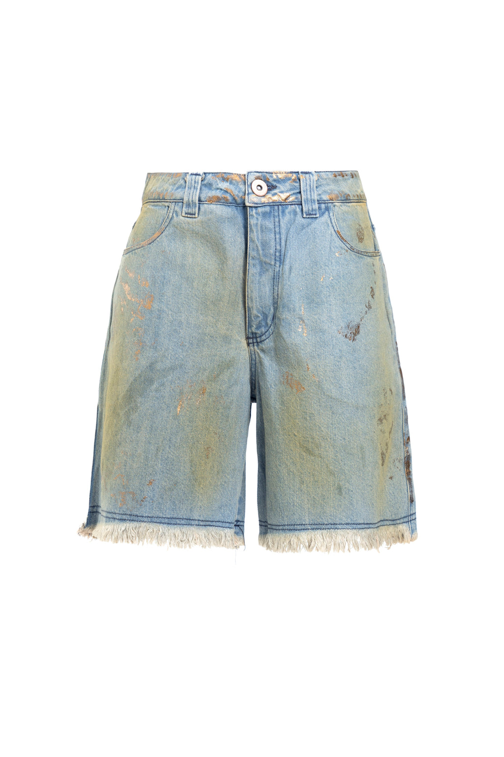 002 HEART BLUE SHORTS