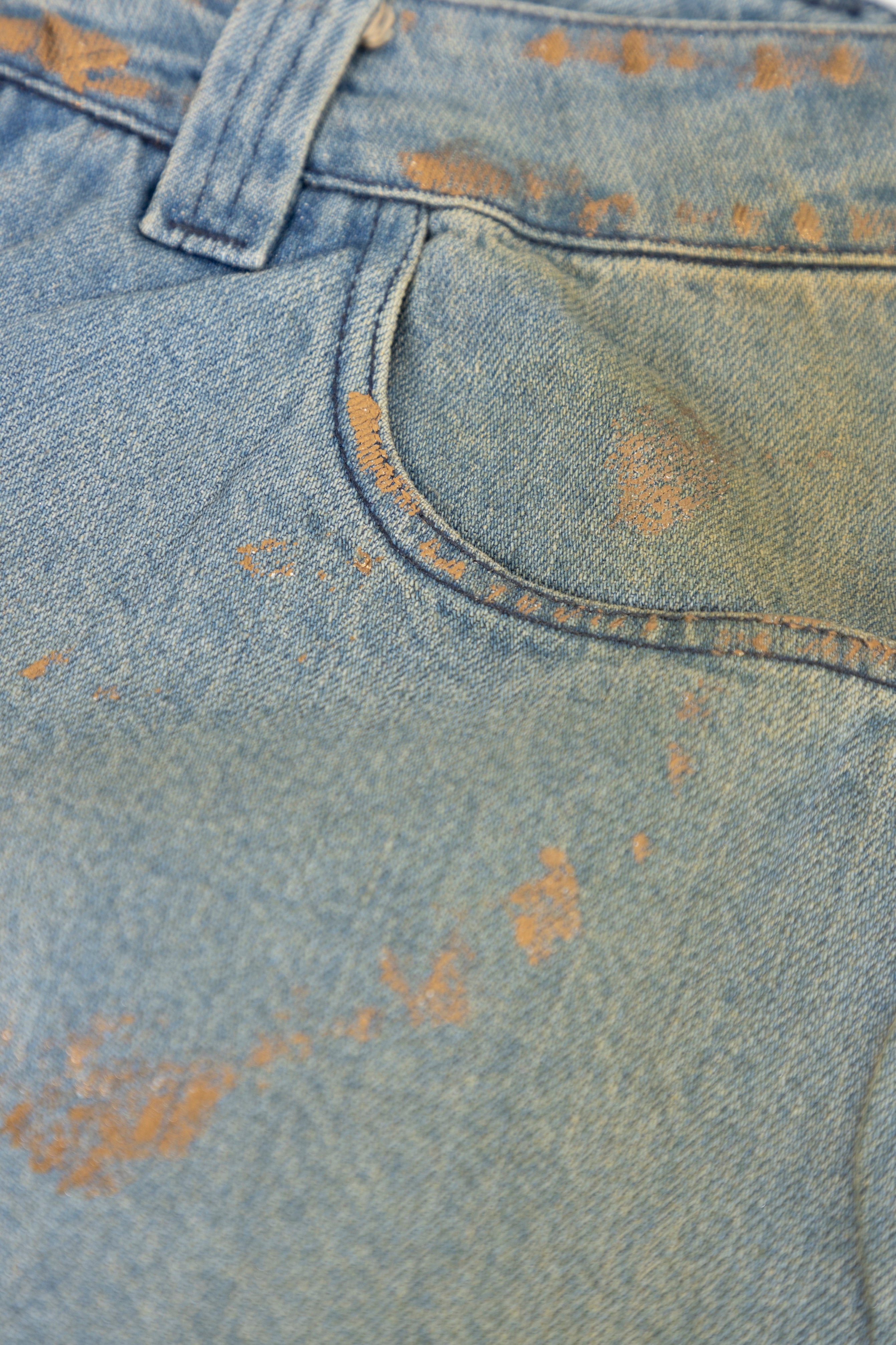 002 HEART BLUE SHORTS