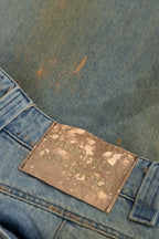 002 HEART BLUE SHORTS