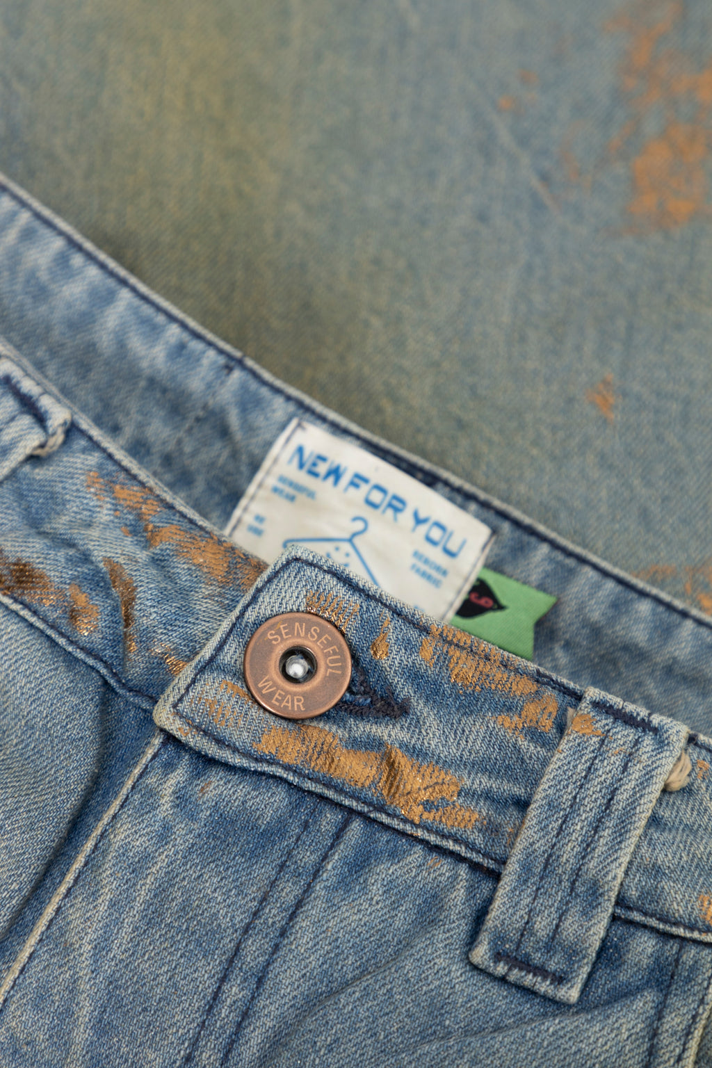 002 HEART BLUE SHORTS