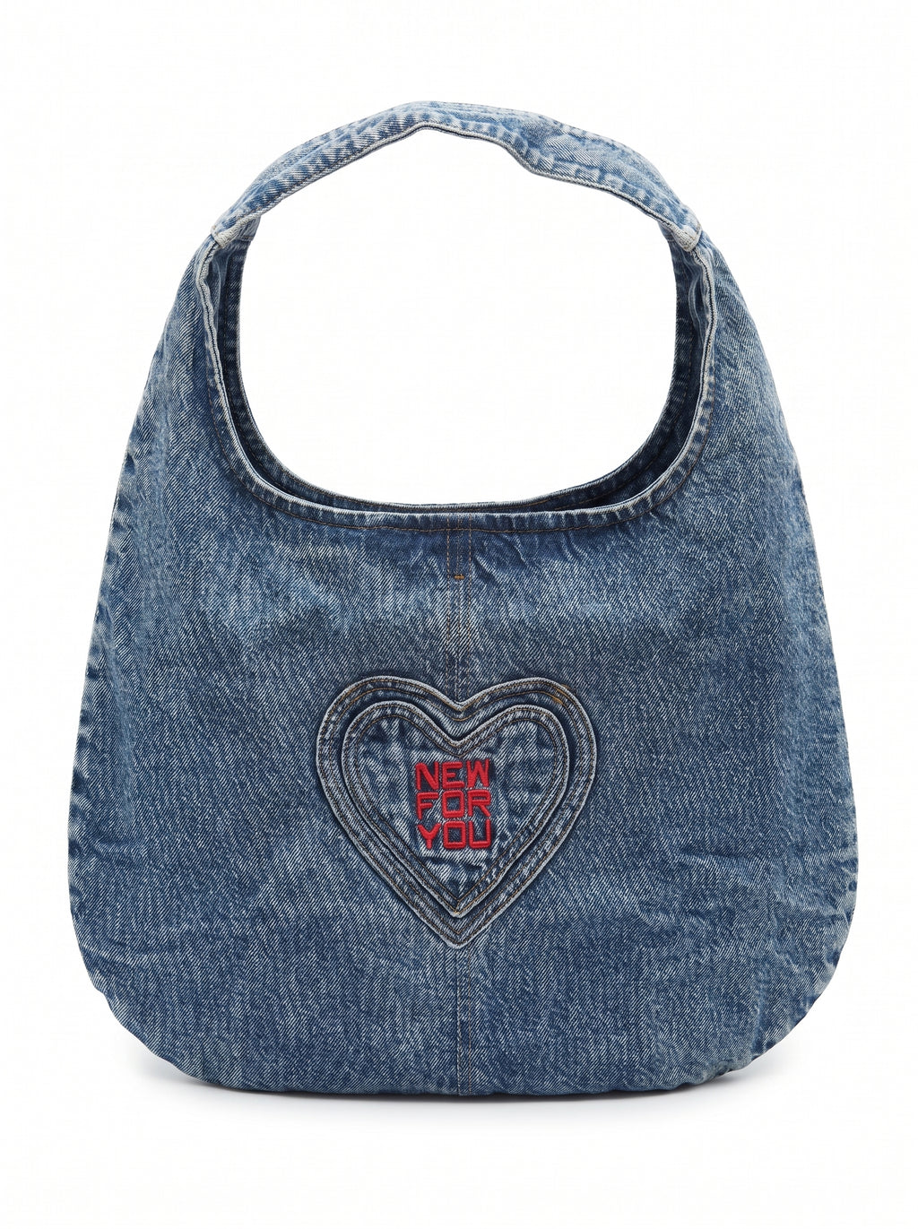 TOTE BAG - DENIM red