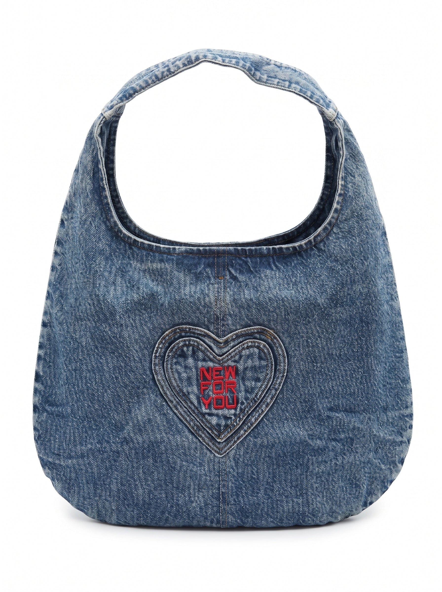 TOTE BAG - DENIM red