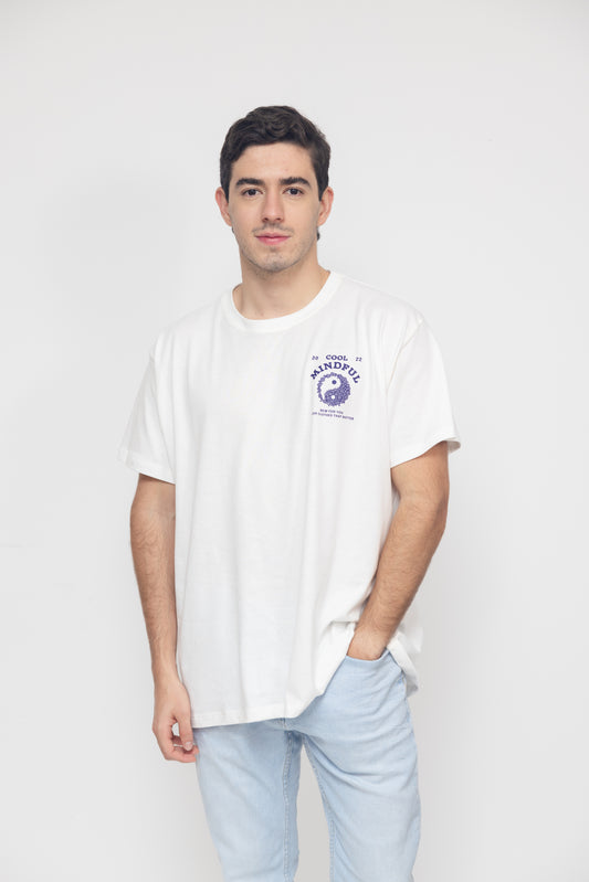 Camiseta masculina estampada "Cool Mindful Kid"