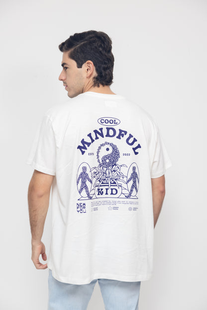 Camiseta masculina estampada "Cool Mindful Kid"