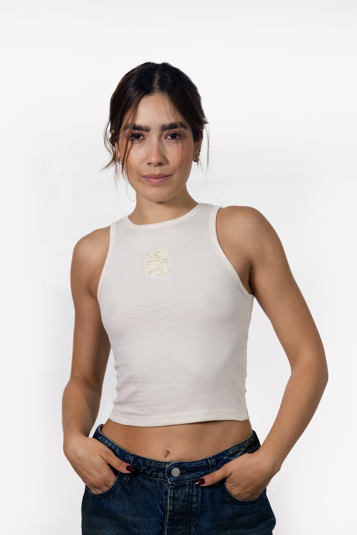 Crop Top Beige