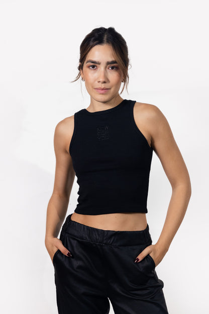 Crop Top Negro