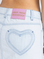 002 HEART SKIRT AZUL