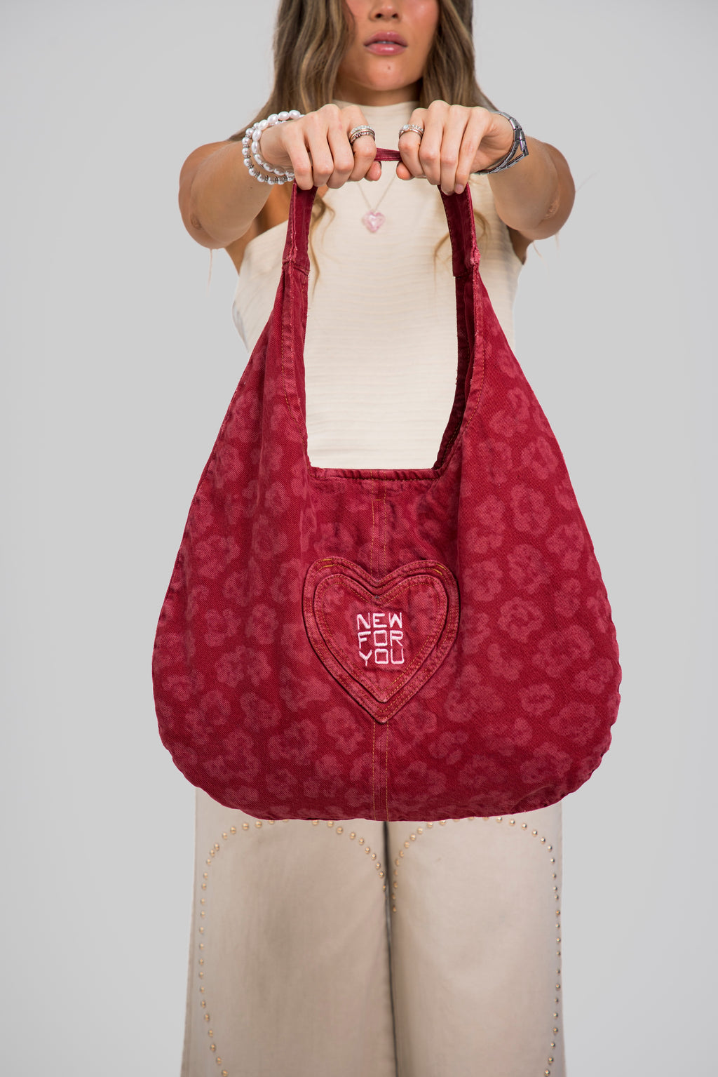 SHOULDER BAG CHERRY - REMAKE