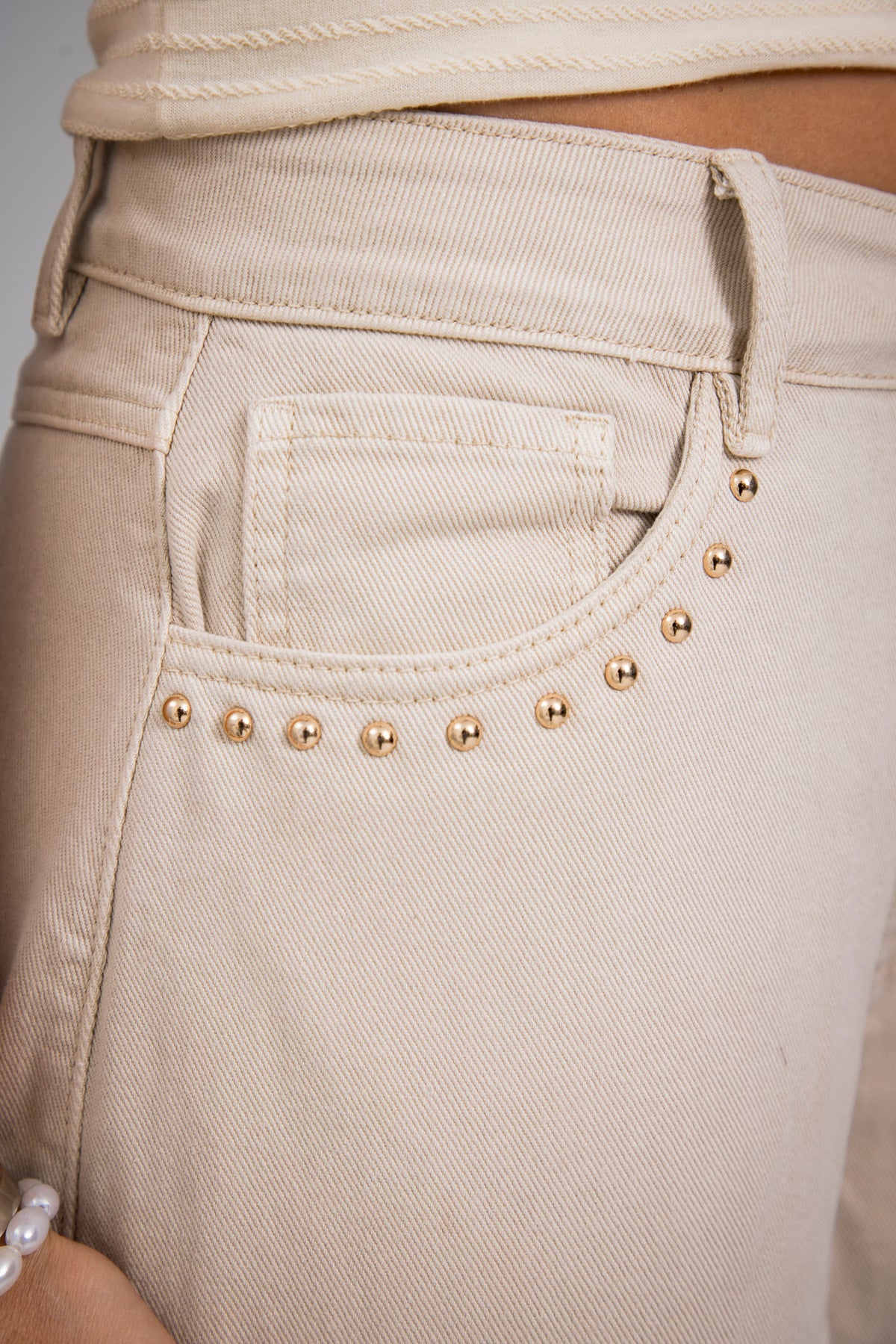 JEANS 002 - TACHES MARFIL