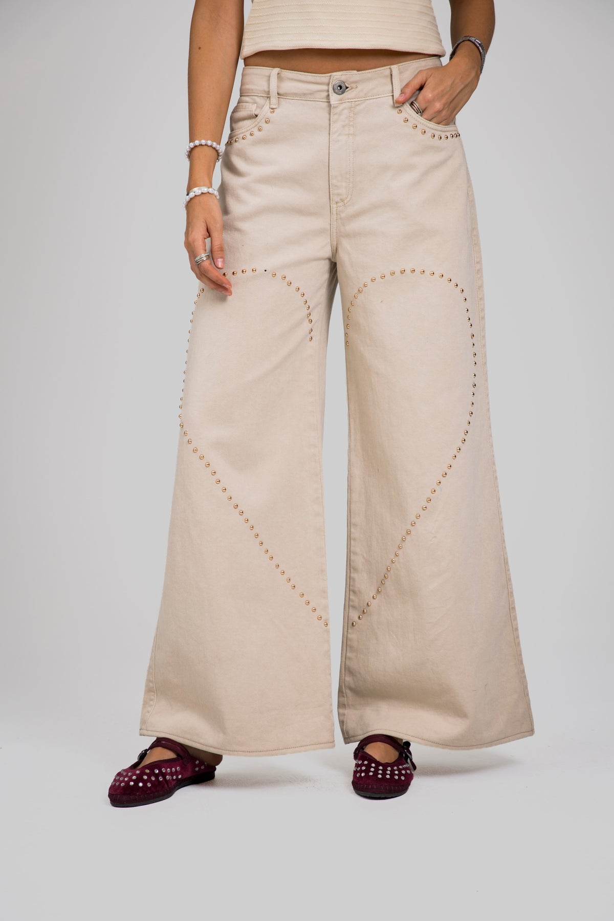 JEANS 002 - TACHES MARFIL