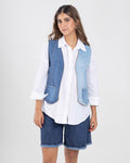 CHALECO DENIM PATCH