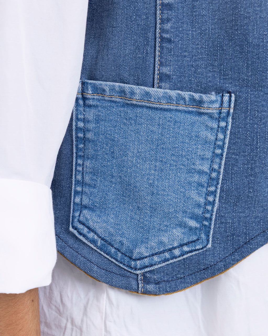 CHALECO DENIM PATCH
