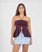 TOP HALTER VINOTINTO