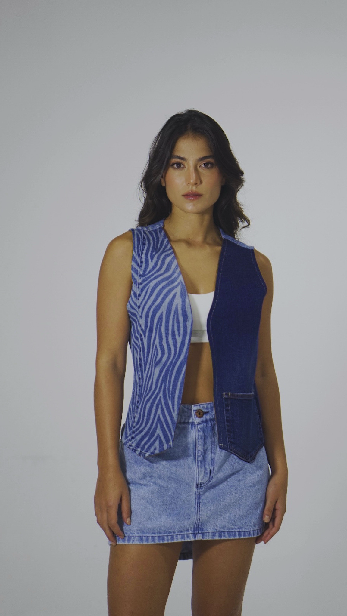 CHALECO DENIM PATCH