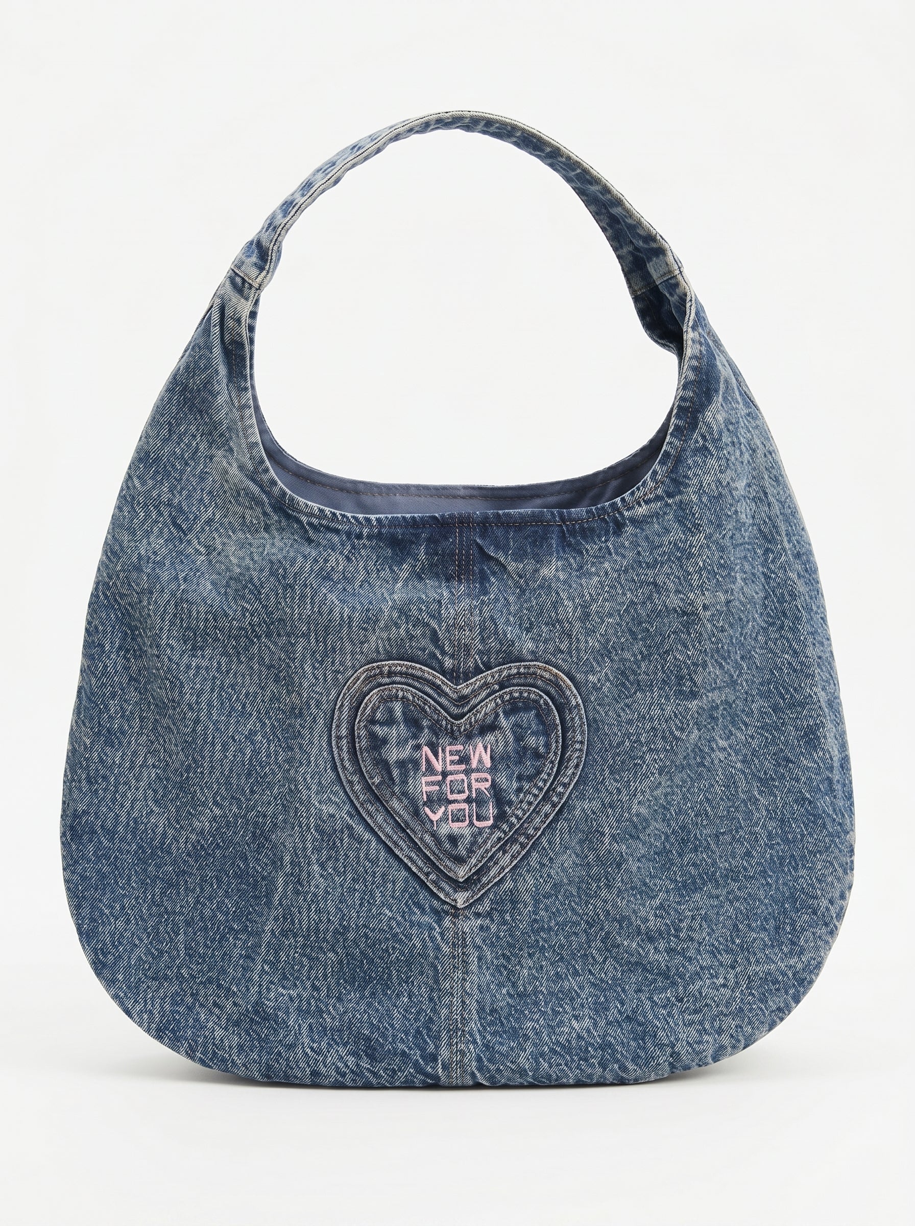 TOTE BAG - DENIM pink