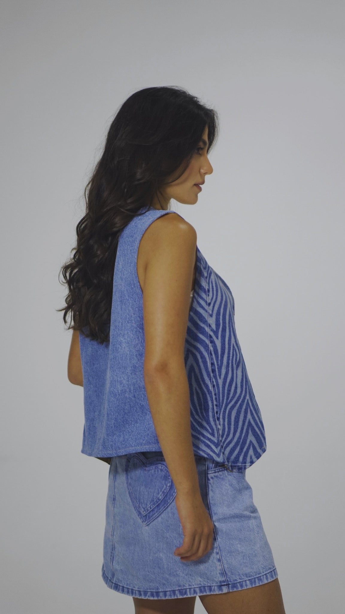 CHALECO DENIM PATCH